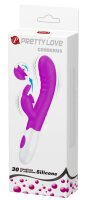 Pretty Love Vibro Rabbit Cerberus purple