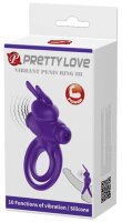 Pretty Love Vibro Cockring Rabbit Purple