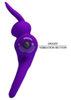 Pretty Love Vibro Cockring Rabbit Purple