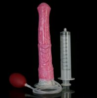 ToppedMonster Horty ejaculator dildo pink 25 cm