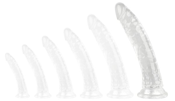 ClearlyHorny Dildo No Ball 3XL transparent