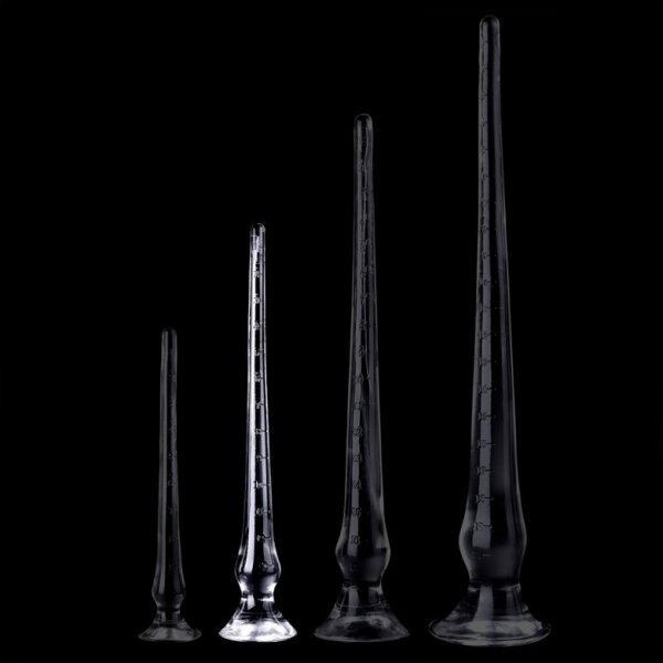 ClearlyHorny Long transparent Plug M