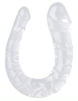 ClearlyHorny Doppeldildo Transparent U Jelly S