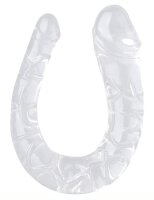 ClearlyHorny Doppeldildo transparent U Jelly M