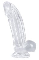 ClearlyHorny Dildo Kolk M transparent 14 cm
