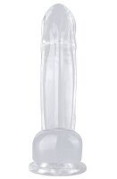 ClearlyHorny Dildo Kolk M transparent 14 cm