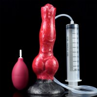 PINKALIEN monster dildo Woofix ejaculation 18 cm