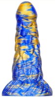 MetallicAnal Dildo Cyrix Gold Blue 15,5 cm