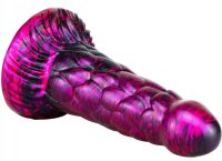 MetallicAnal Dildo Fantasy Cyrix Black Purple 15,5 cm