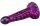 MetallicAnal Fantasy Ninja Dildo Black Purple 16 cm