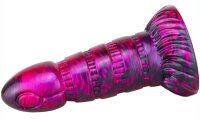 MetallicAnal Dildo Torff Black Purple 16 cm