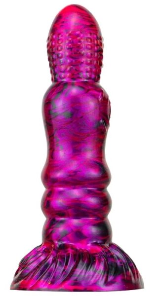 MetallicAnal Fantasy Peern Dildo Black Purple 17 cm