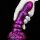 MetallicAnal Fantasy Peern Dildo Black Purple 17 cm