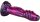 MetallicAnal Dildo Fantasy Croq Black Purple 19 cm