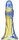 MetallicAnal Fantasy Dildo Dukix Blue Gold 14 cm
