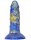 MetallicAnal Dildo Fantasy Bulstrix Blau Gold 15 cm