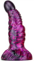 MetallicAnal Dildo Fantasy Nirp Black Purple 15 cm