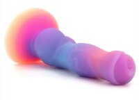 unicorny Wolf Dildo brightly colored 23 cm