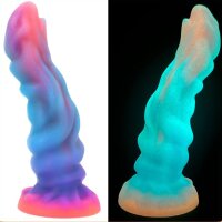 unicorny Jade Rabbit Dildo glowing 24 cm