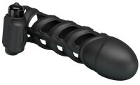 Pretty Love vibrating penis sheath black