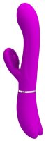 Pretty Love Vibrator Rabbit Clit Vibe Pink