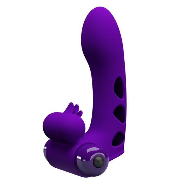 Pretty Love vibrating finger cuff Orlando purple