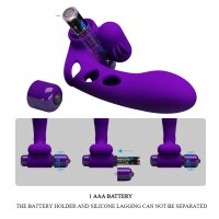 Pretty Love vibrating finger cuff Orlando purple