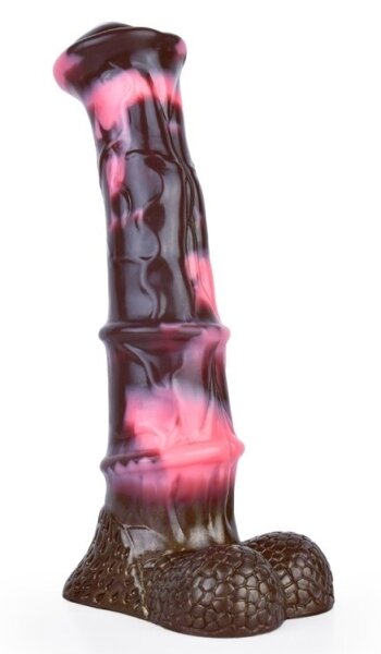 Bad Horse Dildo Animal Ponulf Black Pink 22 cm
