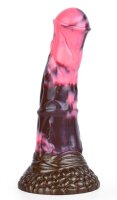 Bad Horse Dildo Pirulf Black Pink 18 cm