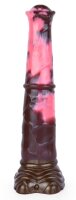 Bad Horse Dildo Hulf Schwarz Pink 24 cm