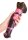 Bad Horse Dildo Hulf Schwarz Pink 24 cm