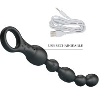 Pretty Love Van Anal Beads Perlen-Analvibrator schwarz