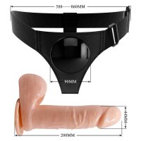 Pretty Love Umschnalldildo Tom 20 cm natur