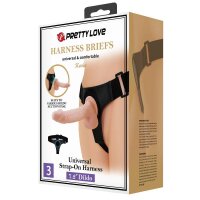 Pretty Love Strap-on dildo Kevin 19 cm natural