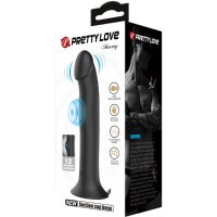 Pretty Love Murray Vibro Saugnapf Dildo schwarz