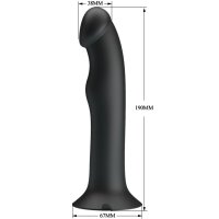 Pretty Love Murray Vibro Saugnapf Dildo schwarz