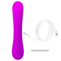 Pretty Love Sincere Silikon Vibrator mit Klitoris Stimulation pink
