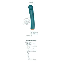 XOCOON massage stick curved petrol