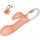 Pretty Love Bloody Mary vibrator with clitoris stimulator skin-colored