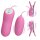 Pretty Love electric shock nipple clamps and vibrating egg pink