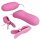 Pretty Love electric shock nipple clamps and vibrating egg pink