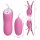 Pretty Love electric shock nipple clamps and vibrating egg pink