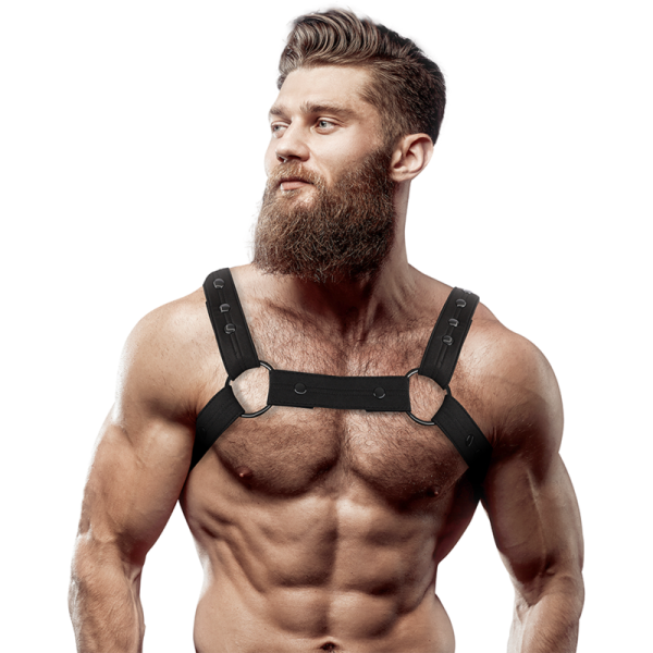 Fetish Submissive Attitude - Chest Sports Harness Adjustable Neoprene Men OS