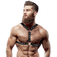 Fetish Submissive Attitude - Chest Harness Double...