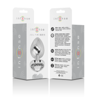 Intense Metall Analplug mit Herz