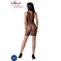 Passion bodystocking mini dress one size black