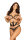 Bravelle Bra, Garter, Cl Thong Black S/M