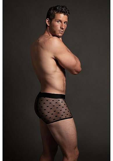Luca Star Boxer - Black - S/M