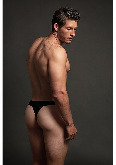Luca Star Thong - Black - S/M