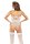 Bombshell Boudoir Strap Overlay Teddy White, S